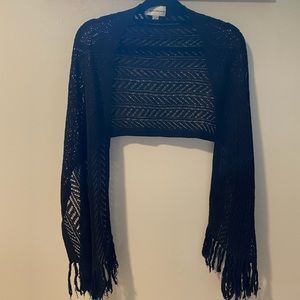 Black shawl by Barbara Suzanne